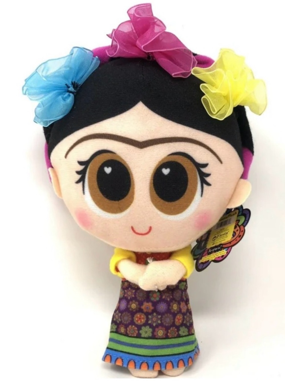 Frida Kahlo The World Famous Mexican Artist & Feminist Plush Doll